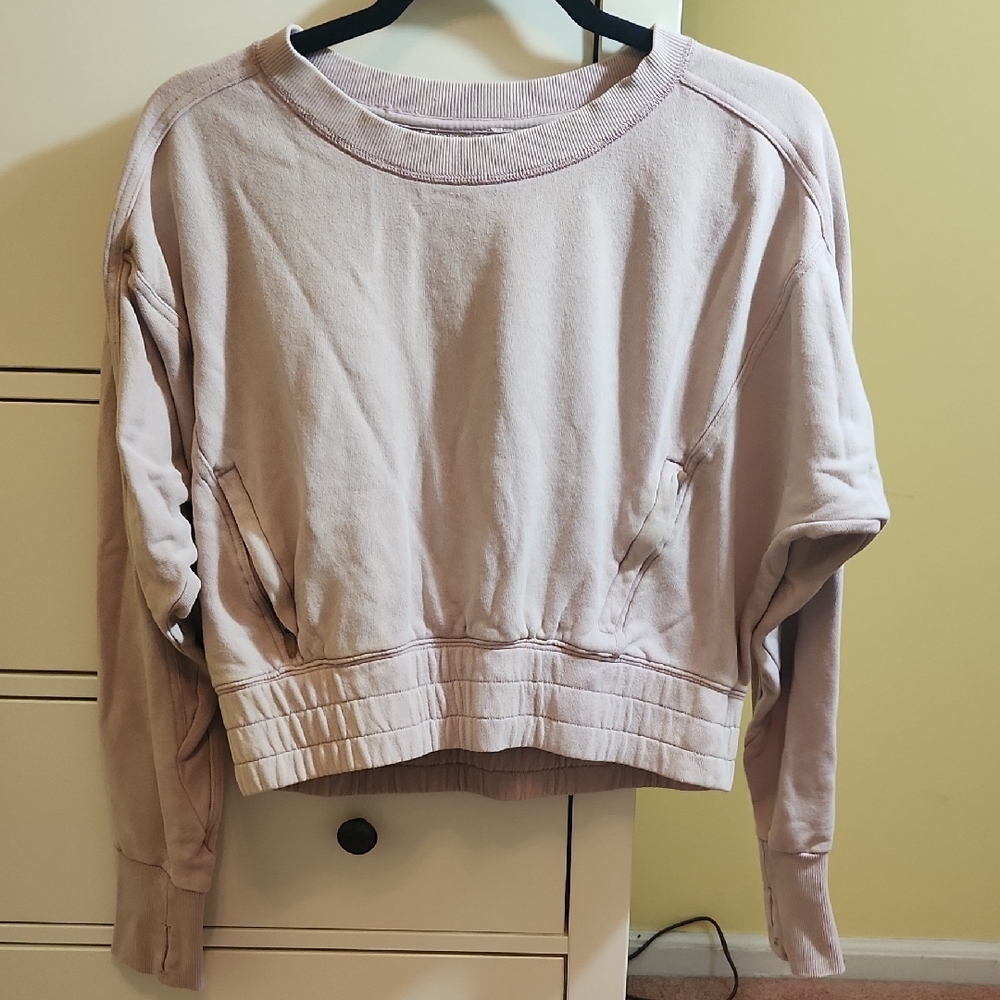 Women's Casual Pink Sweatshirt